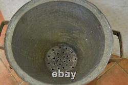 Marmite en cuivre / couscoussier en cuivre 19 eme