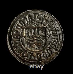 Matrice sceau médiévale gothique haute époque blason héraldique