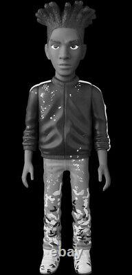 Medicom Jean Michel Basquiat B&W Vrs Vinyl Collectible Art Limited Edition