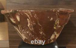 Mortier en terre cuite