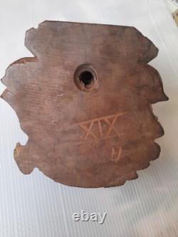 Neo gothique XIXe Statue en Bois Sculpture Dragon Chimere medieval moyen age