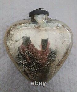 Noël Cour verre englomisé mercurisé 15 x 16,5 cm 495 g Boule de pardon