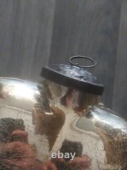 Noël Cour verre englomisé mercurisé 15 x 16,5 cm 495 g Boule de pardon