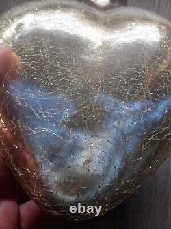 Noël Cour verre englomisé mercurisé 15 x 16,5 cm 495 g Boule de pardon