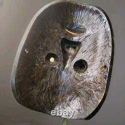 Noh Masque Théâtre antique Période 1930 /1940 En Bois Sculpté Et Laqué