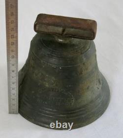 OBERTINO, ancienne cloche bronze Obertino Labergement Ste Marie, 1 kg, brasure