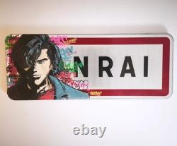 Oeuvre street art,''Nicky'' De Namec