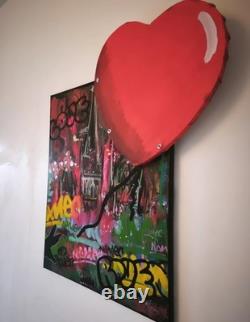 Oeuvre street art,''OneLuv'' De Namec