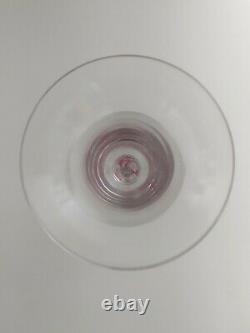 Opaque Red And White Twist Stem Glass Verre Twist Filigrane Rouge Et Blanc 18e