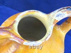 Orjol, Jarre À Eau, Terre Cuite Vernissée Languedoc, Anses Torsadées, Albi