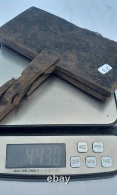 Outil Ancien GAUFRIER FER OU MOULE A HOSTIES OUBLIES en fonte XVIIIème