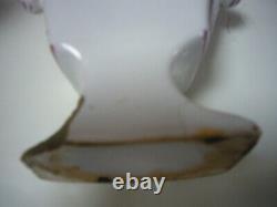 PAIRE DE TULIPIERS EN FAIENCE DES ISLETTES XIXème DECOR OEILLET