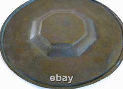 PLATEAU en CUIVRE, art islamique, Ottoman, Maroc, Tunisie, oriental, 19eme, 35 cm