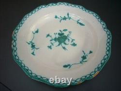 PLAT EN FAIENCE DE MARSEILLE ATELIER SAVY XVIIIème CAMAÏEU VERT dit de SAVY