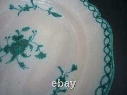 PLAT EN FAIENCE DE MARSEILLE ATELIER SAVY XVIIIème CAMAÏEU VERT dit de SAVY