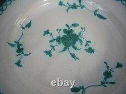 PLAT EN FAIENCE DE MARSEILLE ATELIER SAVY XVIIIème CAMAÏEU VERT dit de SAVY