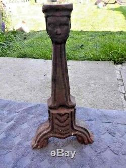 Paire De Chenets Gothique Anthropomorphes Haute époque XV em Siècle