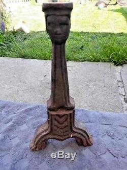 Paire De Chenets Gothique Anthropomorphes Haute époque XV em Siècle