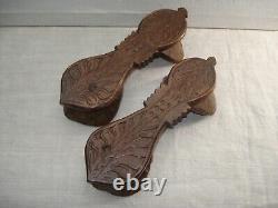 Paire de Sabots de Bain anciens Ottoman Clog