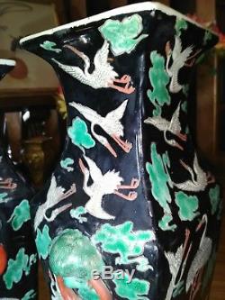 Paire de Vases Chinois Guangxu XIXeme