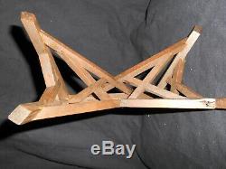 Petit Tréteau Chef D' Oeuvre De Charpentier Compagnon Du Devoir Art Populaire