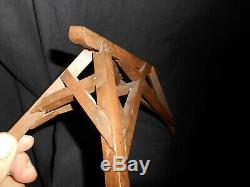 Petit Tréteau Chef D' Oeuvre De Charpentier Compagnon Du Devoir Art Populaire