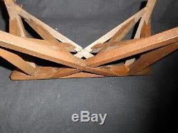 Petit Tréteau Chef D' Oeuvre De Charpentier Compagnon Du Devoir Art Populaire