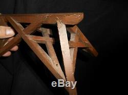 Petit Tréteau Chef D' Oeuvre De Charpentier Compagnon Du Devoir Art Populaire