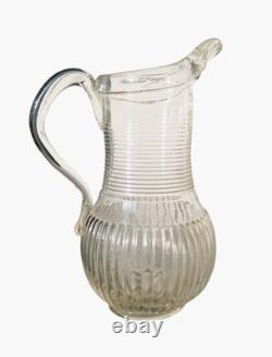 Pichet normand en verre vers 1800 art populaire Normandie