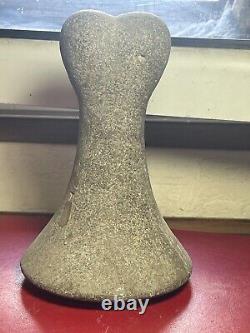 Pilon De Polynésie Ke'a Tuki Des Iles Marquises En Basalte XIXeme