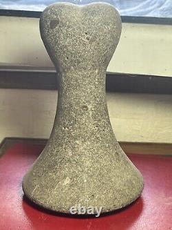 Pilon De Polynésie Ke'a Tuki Des Iles Marquises En Basalte XIXeme