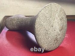 Pilon De Polynésie Ke'a Tuki Des Iles Marquises En Basalte XIXeme