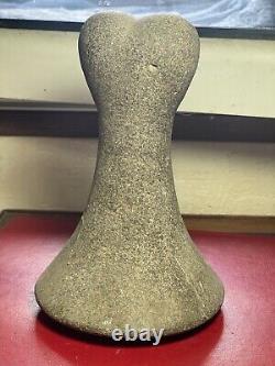 Pilon De Polynésie Ke'a Tuki Des Iles Marquises En Basalte XIXeme