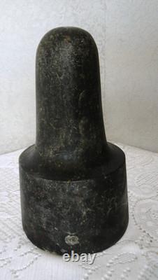Pilon polynésien pierre naturelle taillée antiquité art populaire XIX N°1