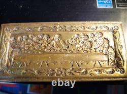 Plaque moule à Ostie XVIIe siècle Bronze La Scène Objet religieux