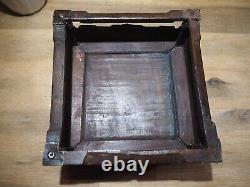 Plateau Bois Nacre Vietnamien Chinese Mother of Pearl Inlay Wooden Tea Tray 3