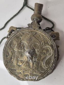 Poire à poudre berbère Maroc XIXème siècle