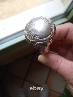 Pommeau D Ombrelle En Argent