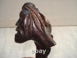 Pommeau de Canne Ancien Art Populaire