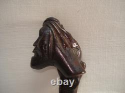 Pommeau de Canne Ancien Art Populaire