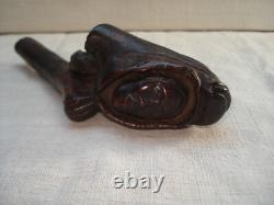 Pommeau de Canne Ancien Art Populaire