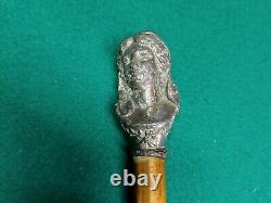 Pommeau de canne Enfant Baguette Ancienne 60 Cms Marianne Phrygien Orchestre