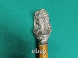 Pommeau de canne Enfant Baguette Ancienne 60 Cms Marianne Phrygien Orchestre