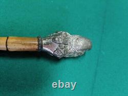 Pommeau de canne Enfant Baguette Ancienne 60 Cms Marianne Phrygien Orchestre