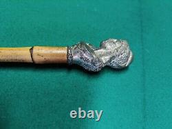 Pommeau de canne Enfant Baguette Ancienne 60 Cms Marianne Phrygien Orchestre