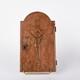 Porte De Tabernacle Christ En Croix Bois Sculpt&eacute; Xviii Art Populaire Naif Brut