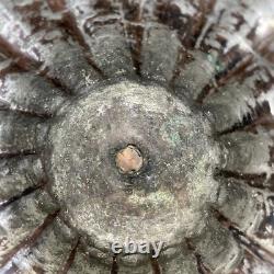 Pot couvert, cuivre étamé, art populaire ethnique, XIX debut XX, Moyen Orient
