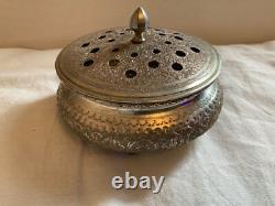 Pot pourri en argent 19 em ou avant magnifique piece