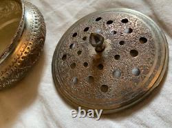 Pot pourri en argent 19 em ou avant magnifique piece