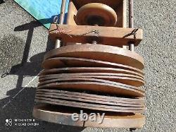 Presse a herbe herbier ancienne en bois et metal metier art populaire